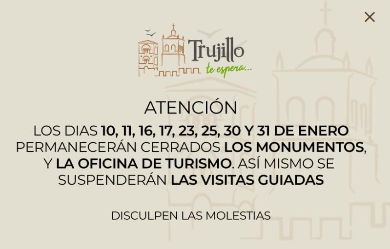 Imagen CIERRE PROVISIONAL DE LA OFICINA DE TURISMO