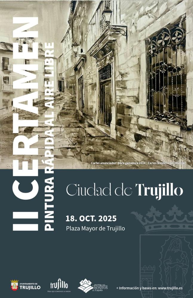 Imagen BASES II CERTAMEN DE PINTURA RÁPIDA AL AIRE LIBRE CIUDAD DE TRUJILLO